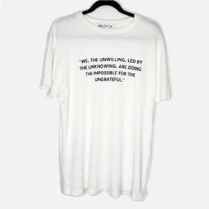 Wildfox White Tee Size M